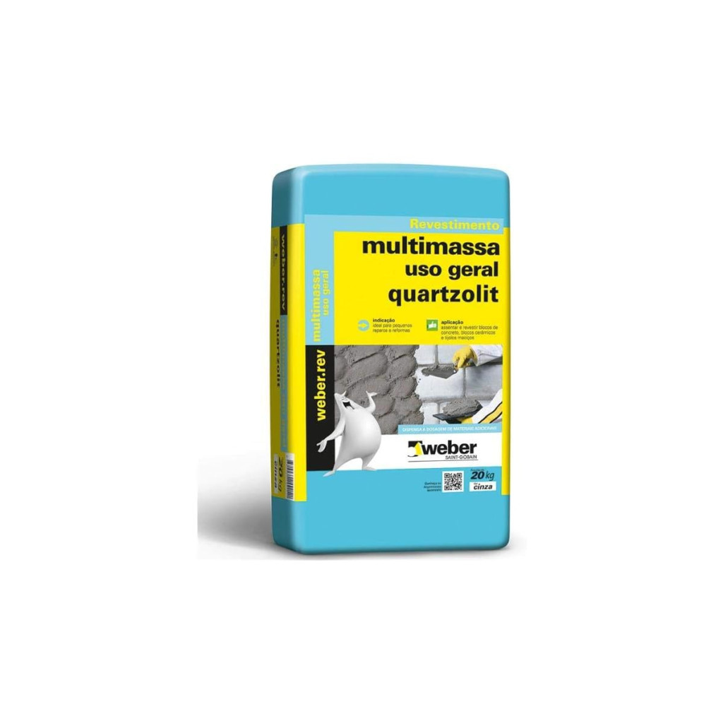 Argamassa Massa 100 20kg - Quartzolit