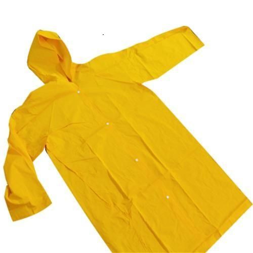 Capa de Chuva Forrada Gg Amarela com Manga - Plastcor