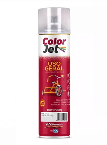 Tinta Color Jet Uso Geral Verniz 400ml/250gr Renner