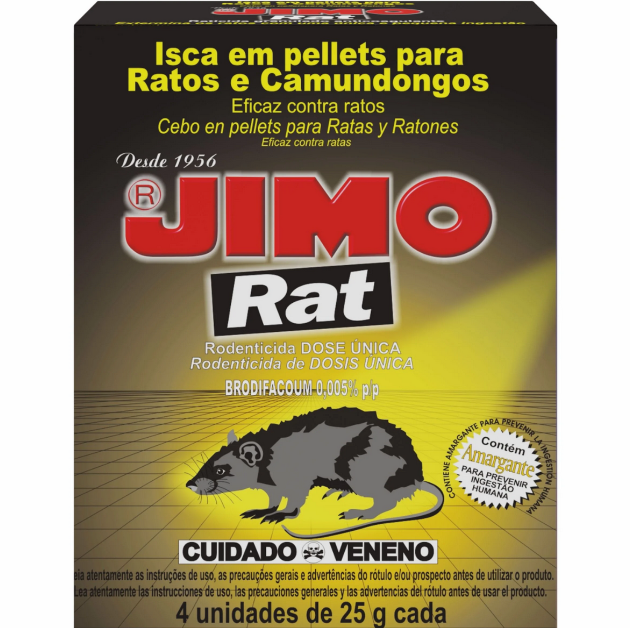 Jimo Rat Display com 4 Unidades de 25g