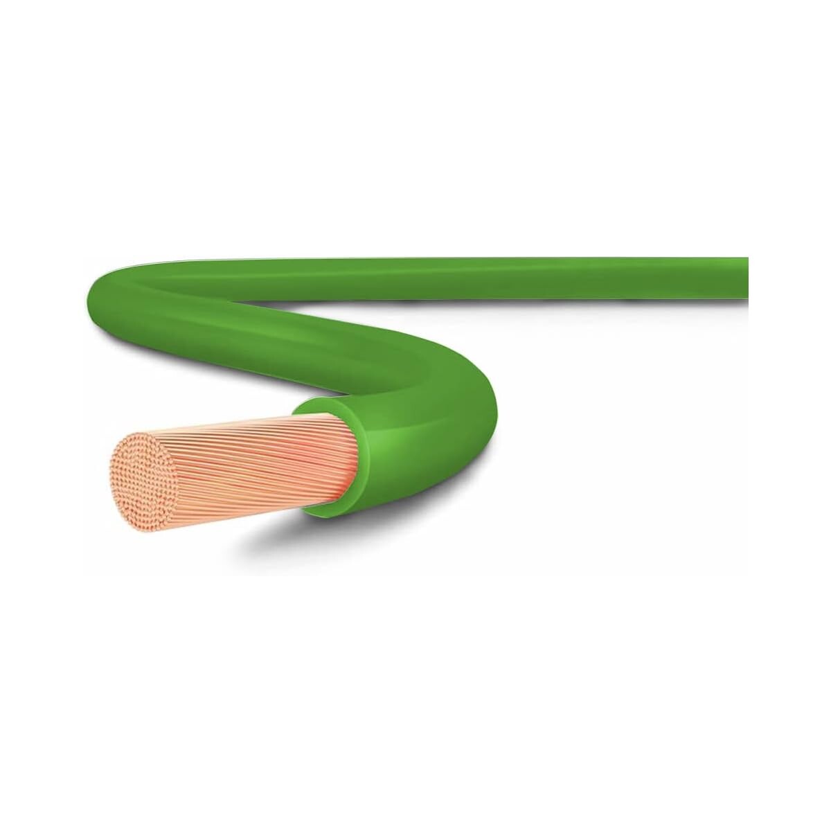 Cabo Flexível 1,5mm² com 25 metros 750V Verde - SIL