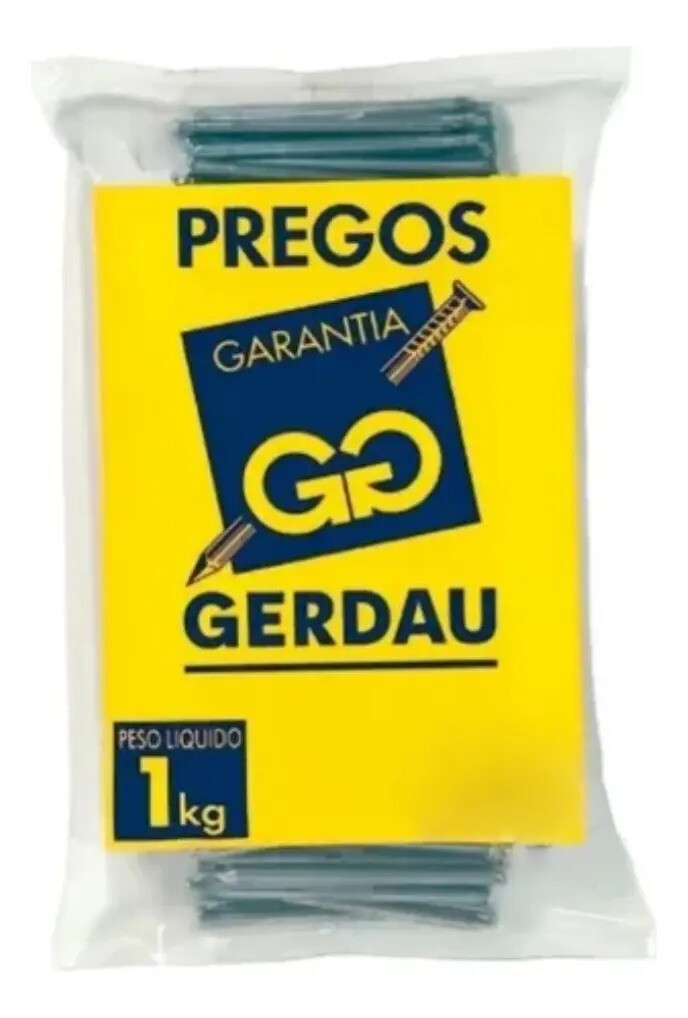 Prego 17x27 com cabeça dupla - 1kg