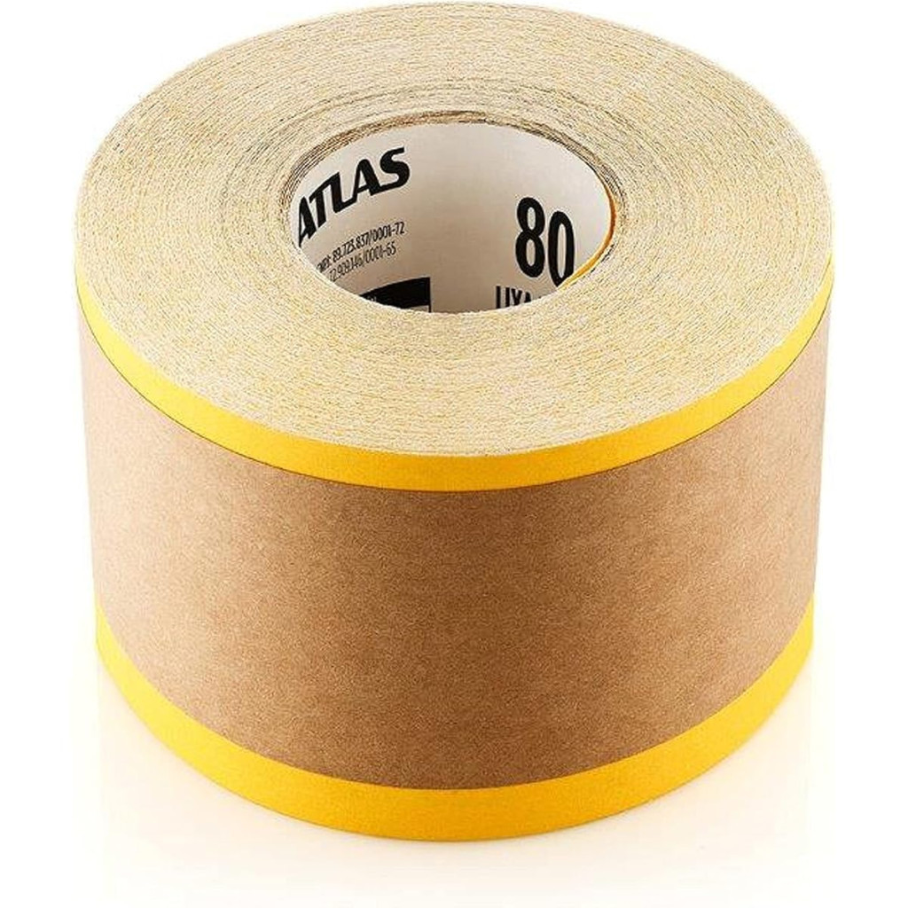 Lixa de Papel em Rolo - Grão 180 - Atlas - Venda Por Metro