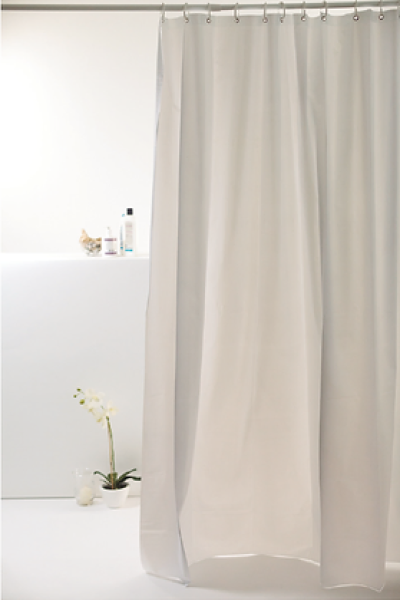 Cortina Box Pvc 1.98x1.80m Lisa Branca