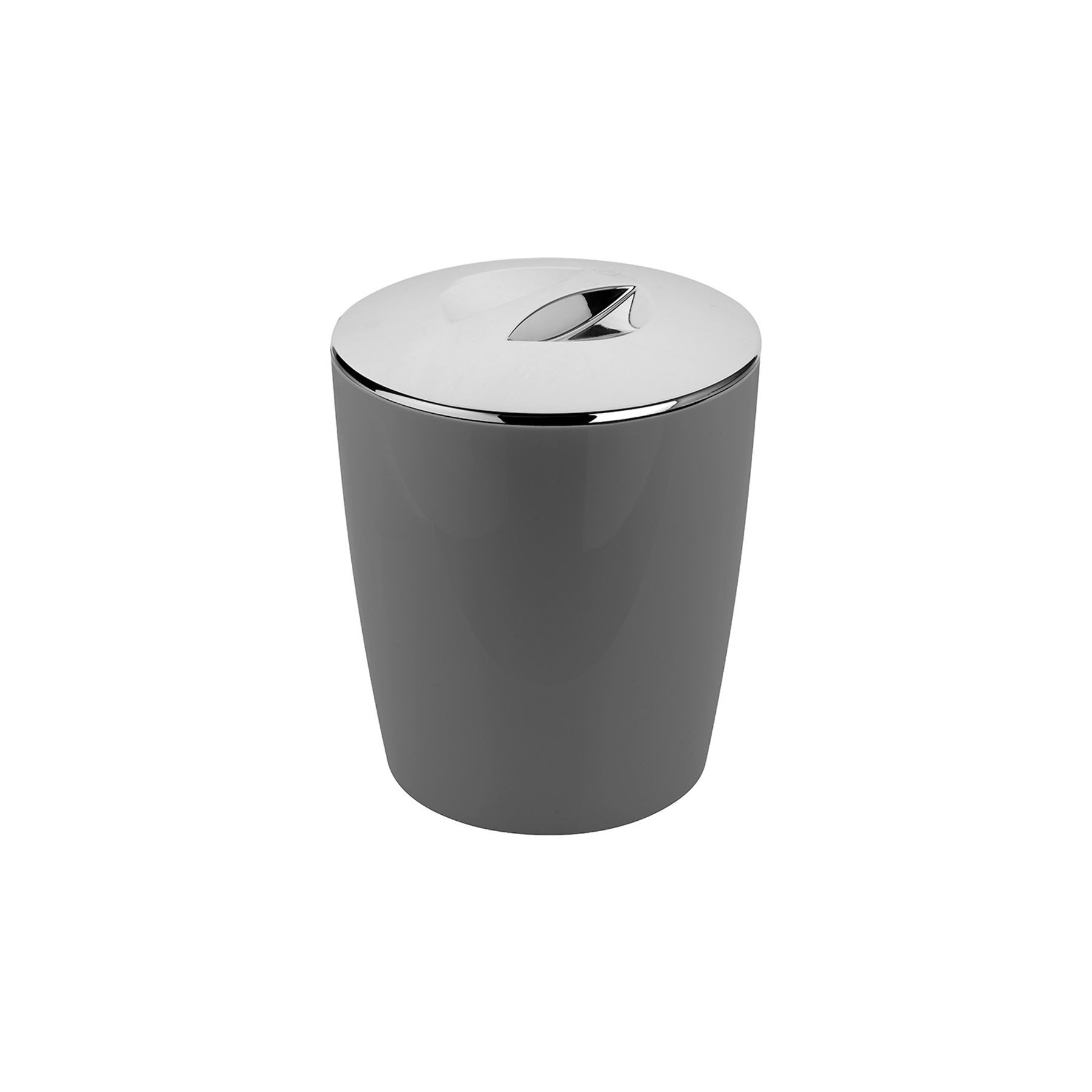 Lixeira Cromo Vitra Chumbo 5l
