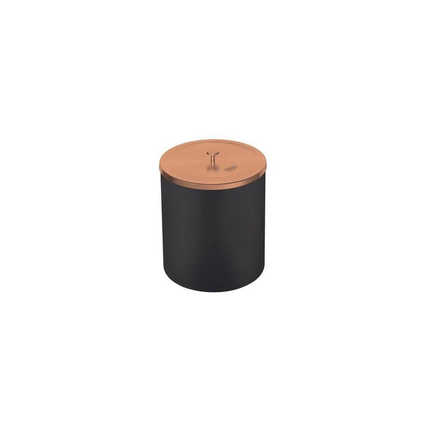 Lixeira útil Rose Mix com Balde de Plástico Preto 5l - Tramontina