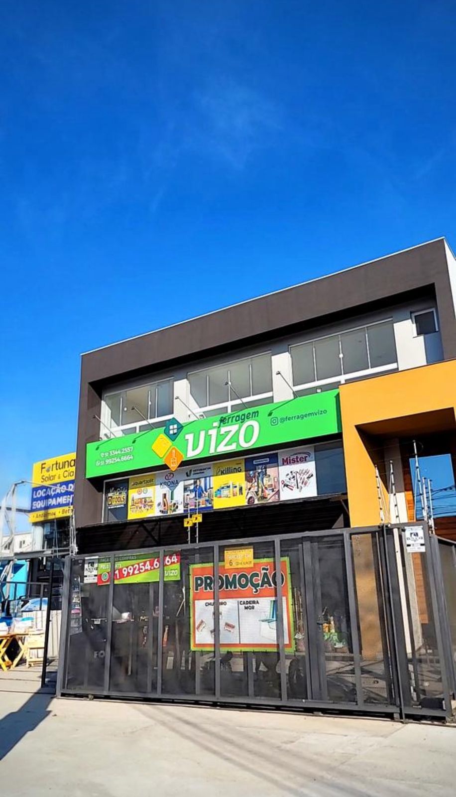 Fachada da Ferragem Vizo