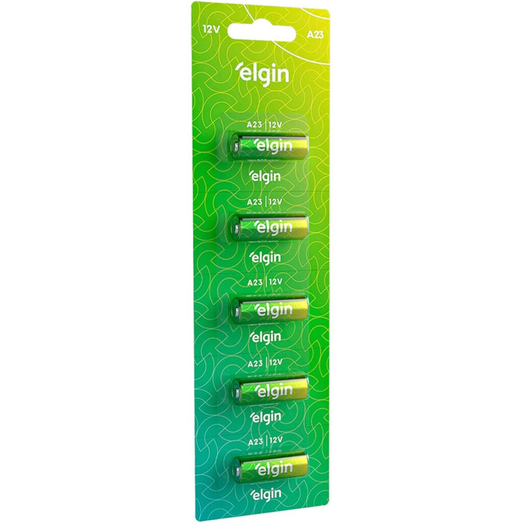 Bateria Alcalina A23 Elgin 12v Pilha