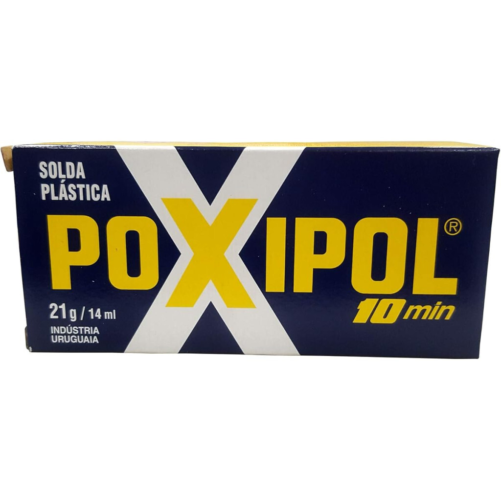 Solda Pástica Epóxi Bicomponente Poxipol Cinza 21gr / 14ml