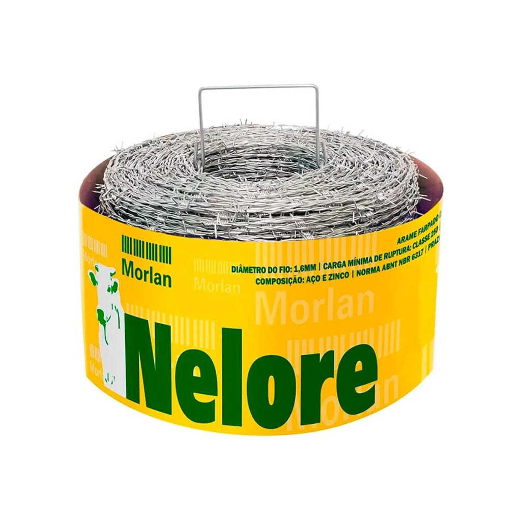 Arame Farpado Galvanizado 1mt