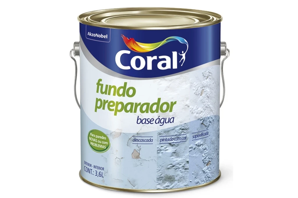 Fundo Preparador de Paredes à Base de água 3,6 Litros