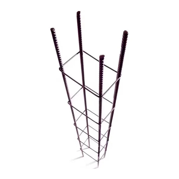 Coluna de Aço 8,0 Mm 12 X 12 Cm para Concreto Armado