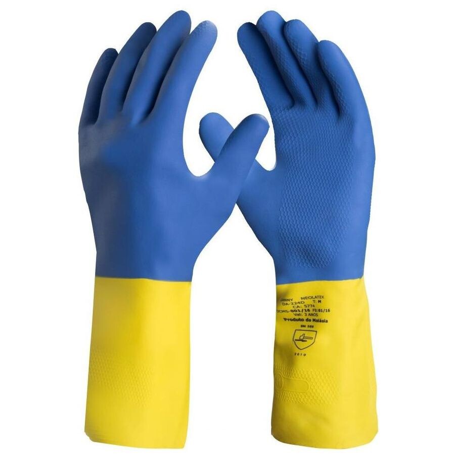 Luva Neolatex Forrada Algodão B "g" Prod Quim/gerais/const - Danny