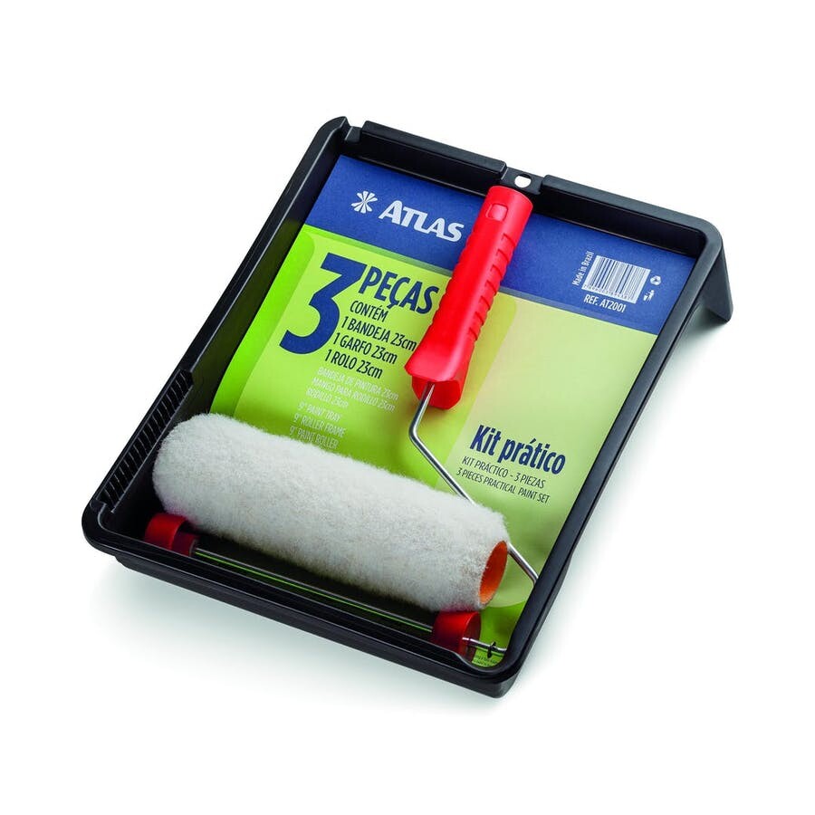 Kit Pintura Prático 3 Peças - Atlas