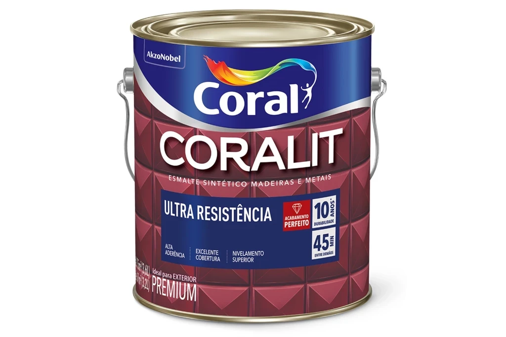 Esmalte Sintético Coralit Ultra Resistência Alto Brilho 3,6l Verde Folha