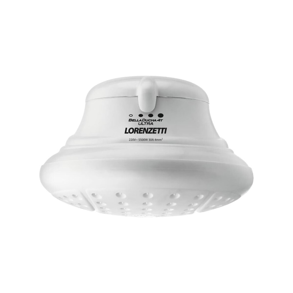 Lorenzetti Chuveiro Elétrico Branco Bella Ducha, 5500w 110v