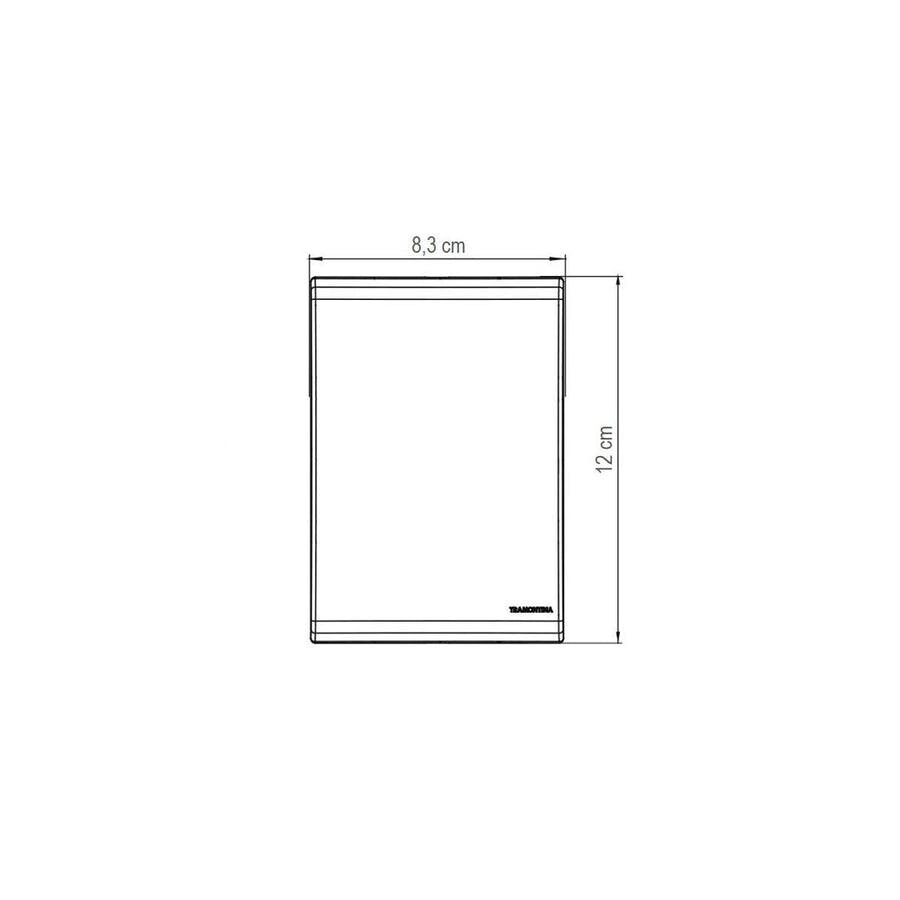 Conjunto 4 X 2 com 1 Interruptor Simples 10a 250v e 1 Tomada 2p+t 20a 250v Liz Branco - Tramontina