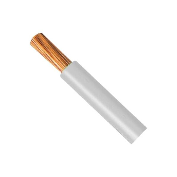 Cabo Flexível 4mm² 750v Branco (rolo 100 Metros) - Corfio (ref: 5048)