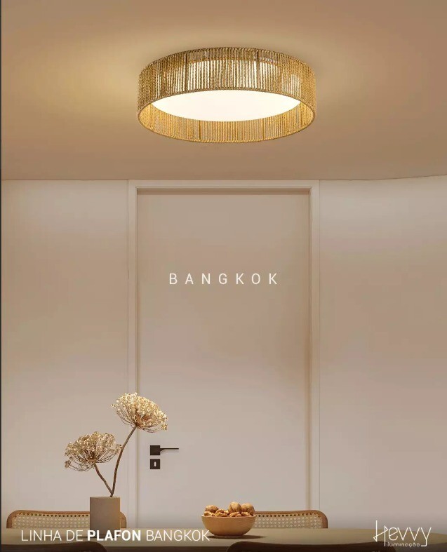 Hevvy Plafon Led Bangkok Red 43cm 30w Ly-8018/43y 3 Temp