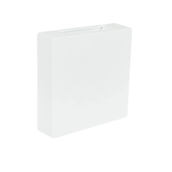 Arandela Clean Branco Quadrado 3w 3000k Abs 2fachos Blumenau
