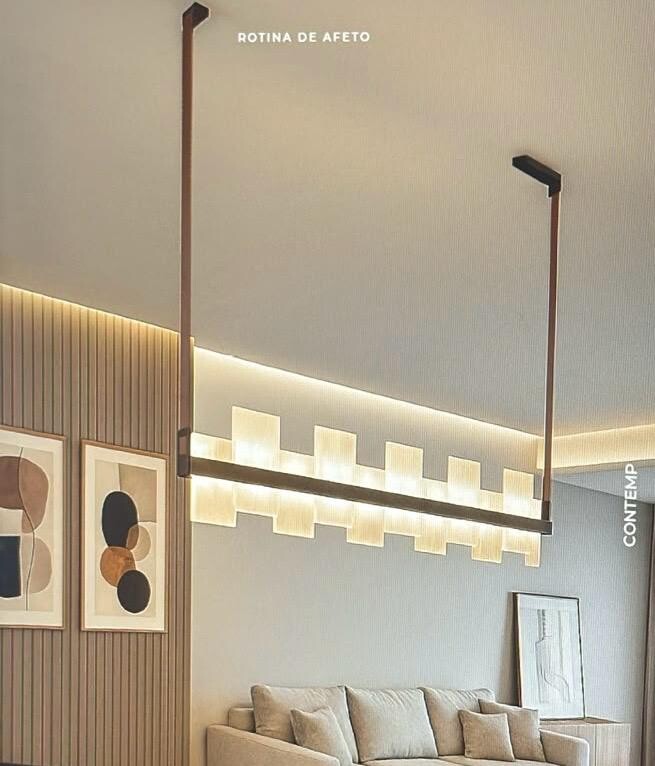 Pendente Dna Skyline Couro Marrom 1.5mts Cristal Rocha**