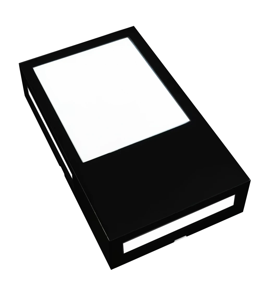 Arandela Avant Cube Preto Fosco Br6500k-12w-bivolt