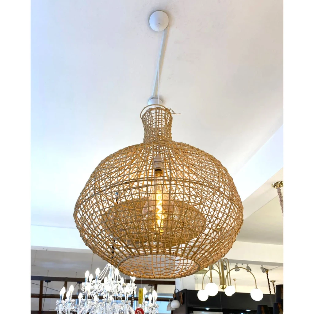 Outlet Bazar Santa Cecilia Luminaria Teto Ratan Fh22
