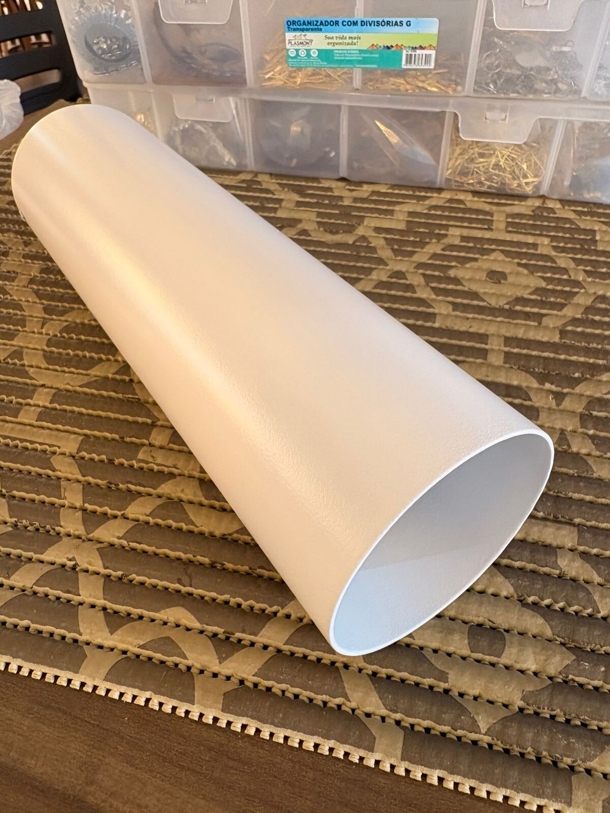 Acend Spot Sob Tubo Palito 1lamp Gu10 Branco Boxit 26cm