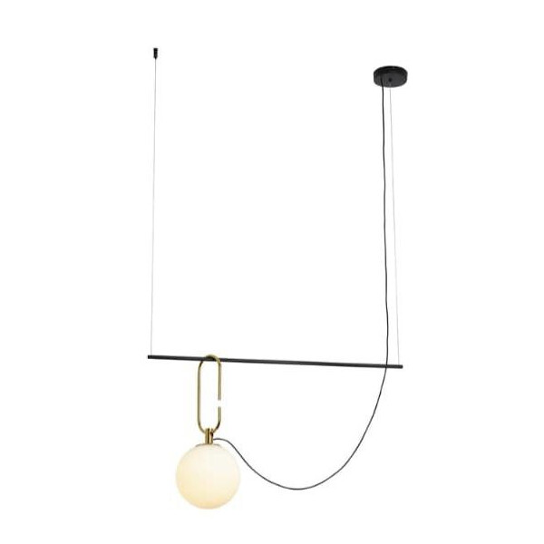 Usina Pendente Quiron C/ Globo 14cm/gancho Dourada