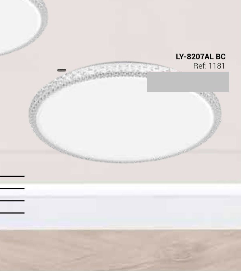 Hevvy Plafon Led Fiann 48w Red Al/bc Ly-8207