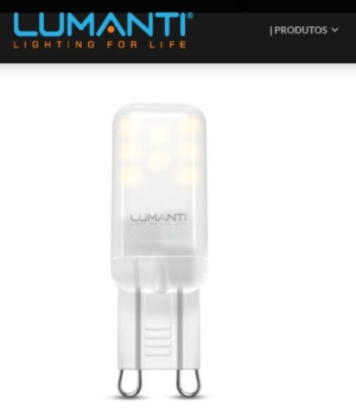 Lampada Led Smd G9 Lumanti 3w 2400k Autovolt