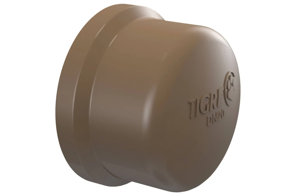 Cap Soldável 20mm Marrom