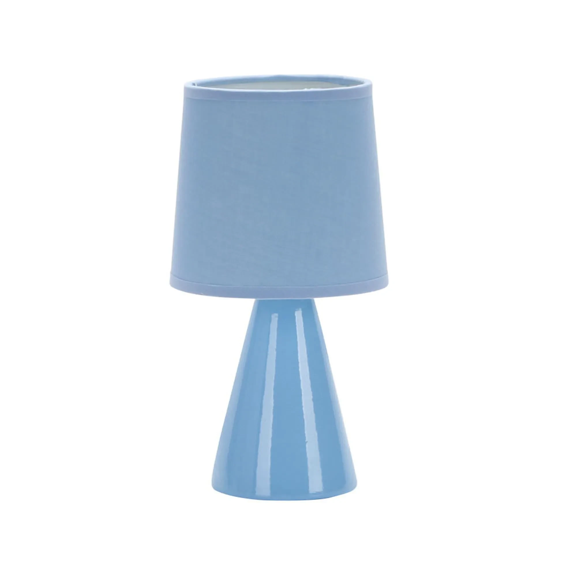 Abajur de Cerâmica Pottery E27 Azul 25cm