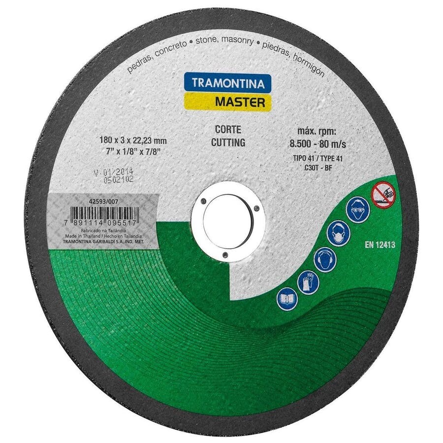 Disco de Corte 7" para Pedras - Tramontina
