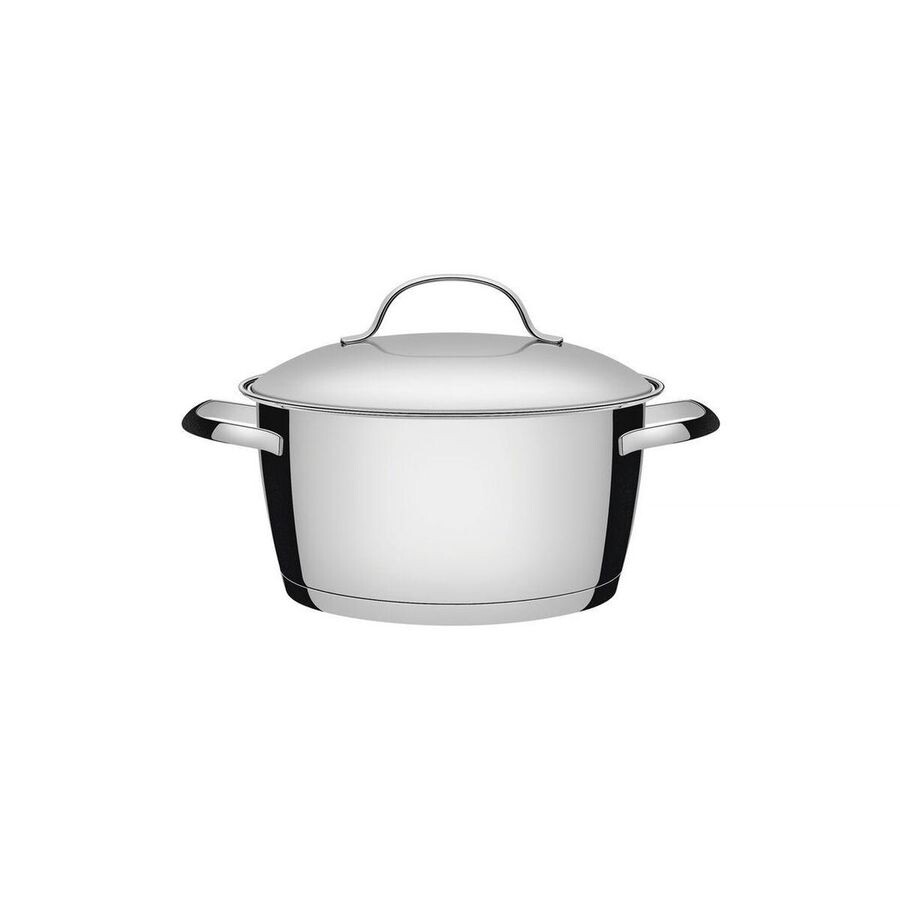 Caçarola Funda Allegra em Aço Inox com Fundo Triplo 20 Cm 3,1 L