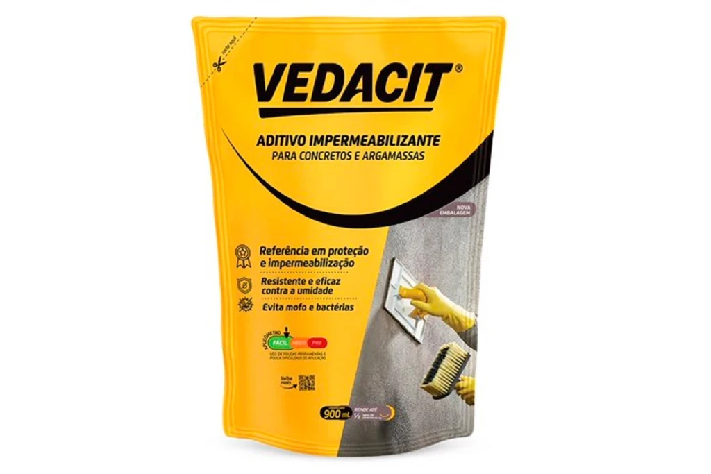 Aditivo Impermeabilizante para Concretos e Argamassas 900ml Branco
