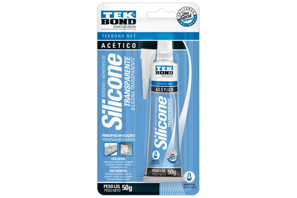 Silicone Adesivo para Uso Geral 50g Transparente