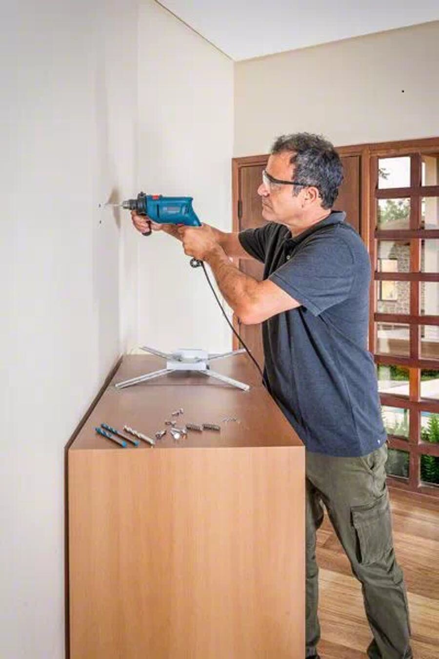Furadeira de Impacto Gsb 450 Re Professional 450w 220v com 3 Brocas - Bosch