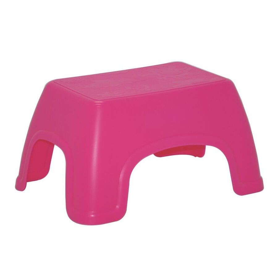 Banco Infantil Catty em Polipropileno Rosa