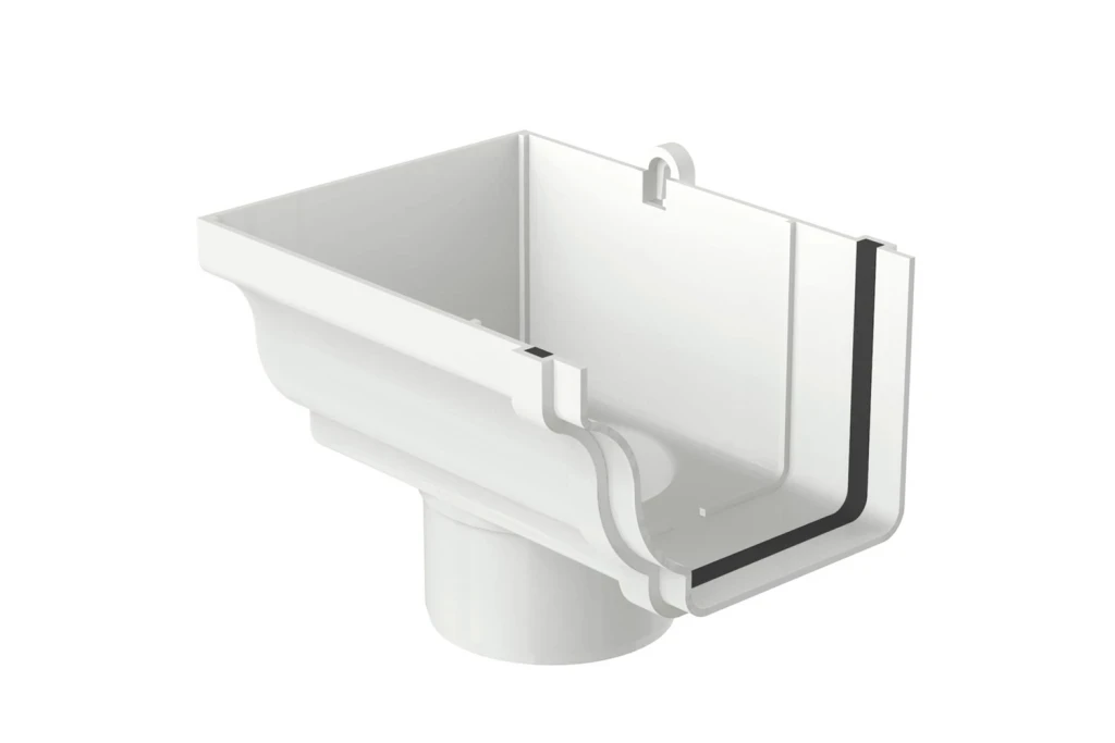 Bocal Circular Esquerdo Aquapluv Style Branco