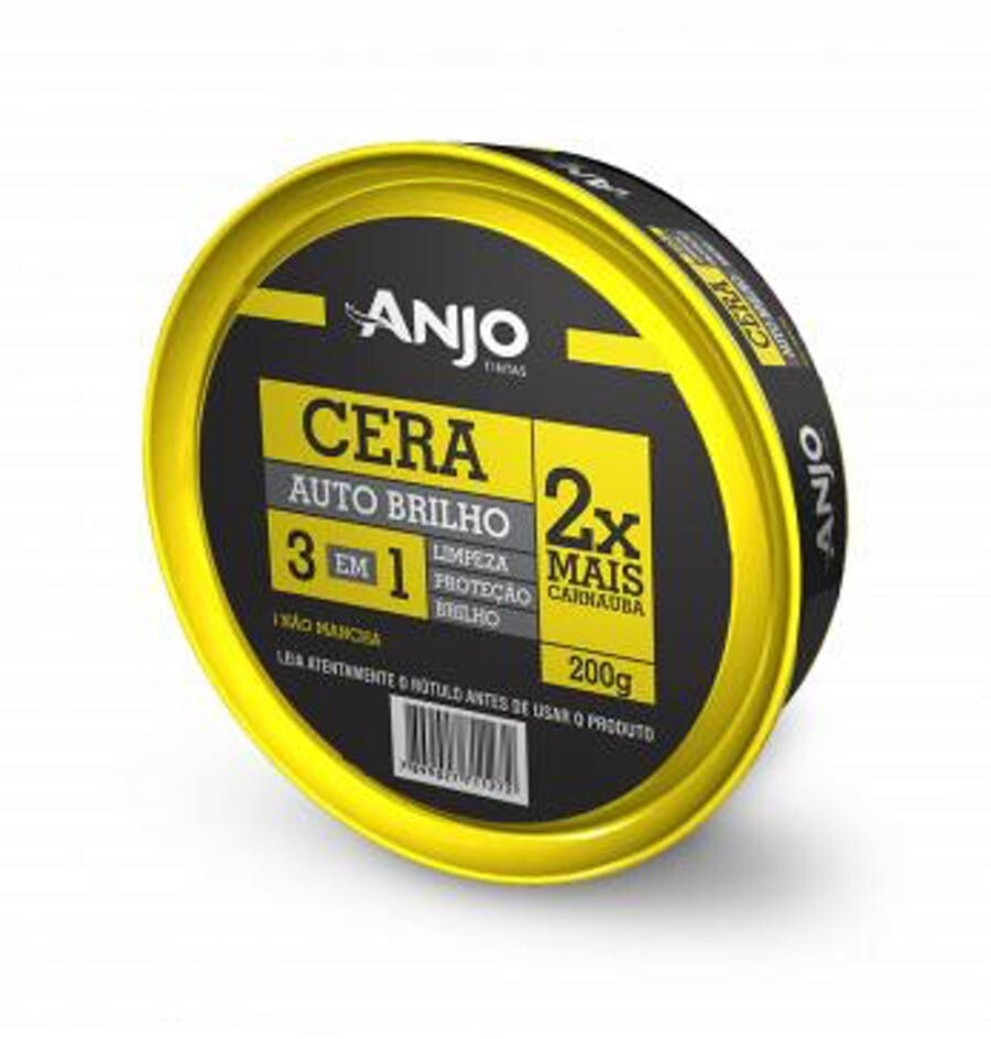 Cera Auto Brilho 3 em 1 200g - Anjo Tintas