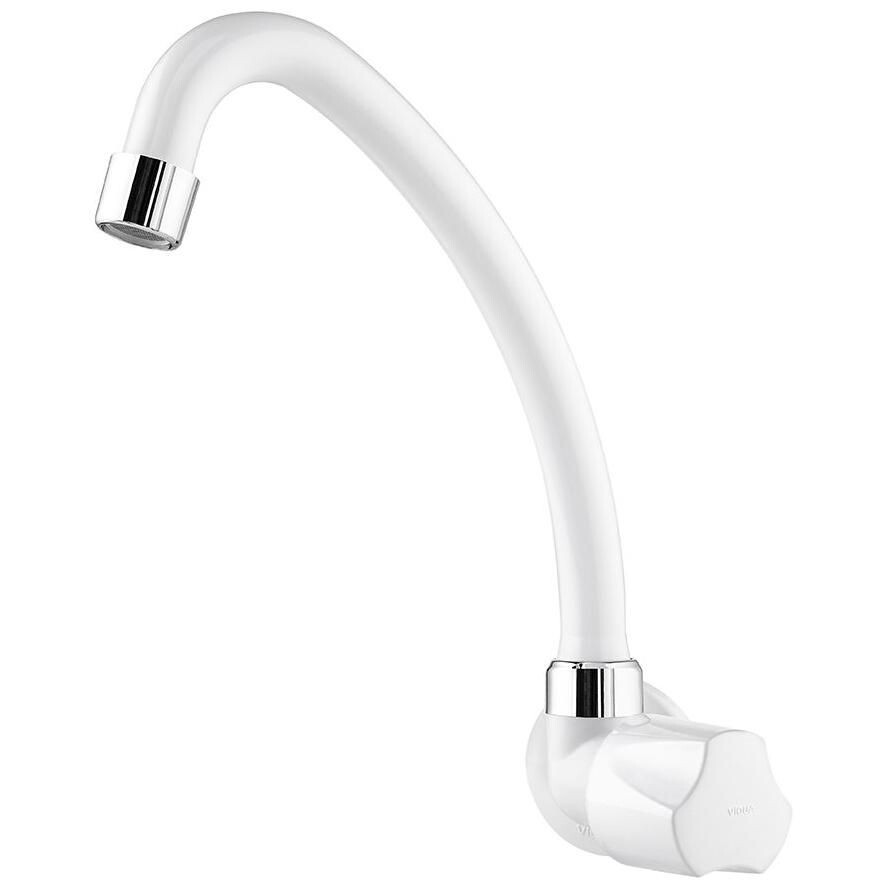 Torneira Cozinha Abs Bica Móvel Par Branco C50 Foz 1110402 Blister