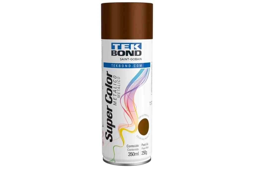 Tinta Spray Super Color Bronze Metálico 350ml/250g