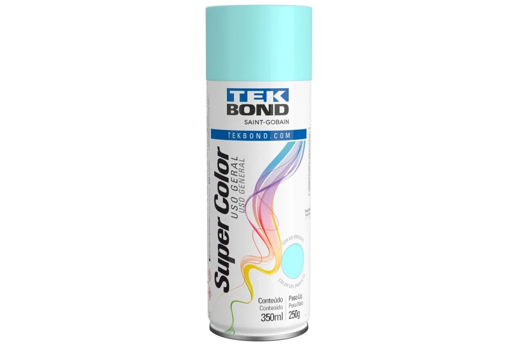 Tinta Spray Super Color Uso Geral Azul Claro350ml/250g