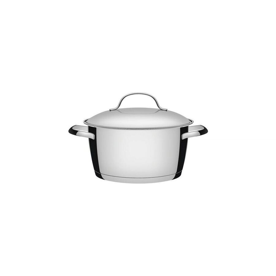 Caçarola Funda Allegra em Aço Inox com Fundo Triplo 16 Cm 1,5 L