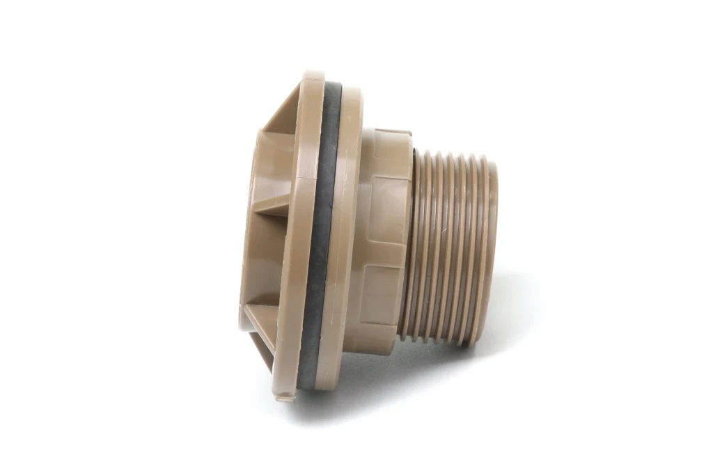 Adaptador Soldável com Flange Anel para Caixa D'água 40mm Marrom