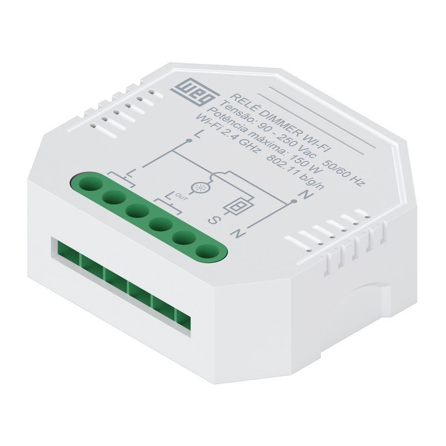 Dispositivo Rele Dimmer Smart Wi-fi Emb. Whome -weg - Weg