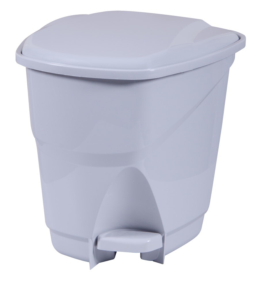 Lixeira Ecológica com Pedal Cinza 16l