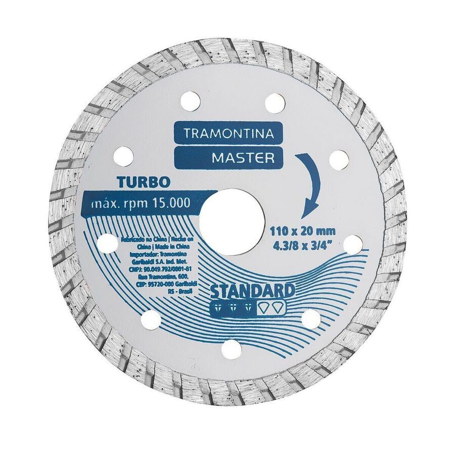 Disco de Corte Diamantado 4.3/8" Standard - Tramontina