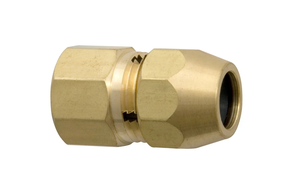 Adaptador Bruto para Instalação de Gás Fêmea 1/2''x3/8''